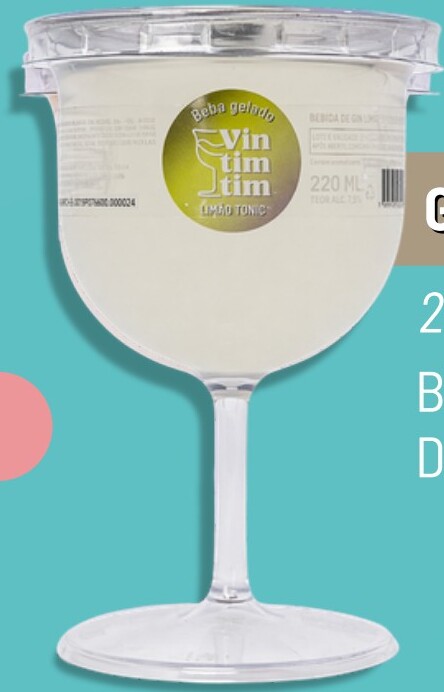 Taça VINTIMTIM sabor Limão Tônica